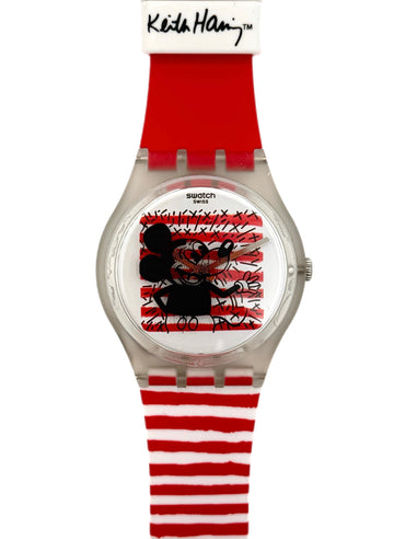 Swatch Gent Special Mickey MOUSE MARINIÈRE by Keith Haring GZ352