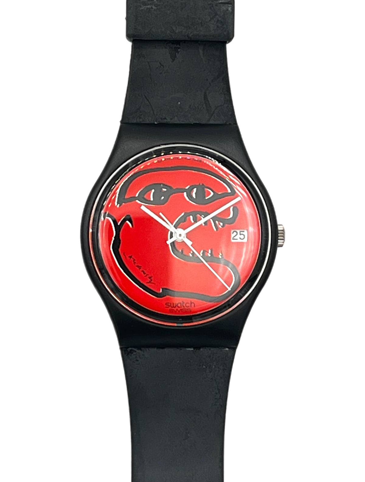 Swatch Gent Artist Special LA DÉVORREUSE by Pierre Alechinksy GZ401 (1988)