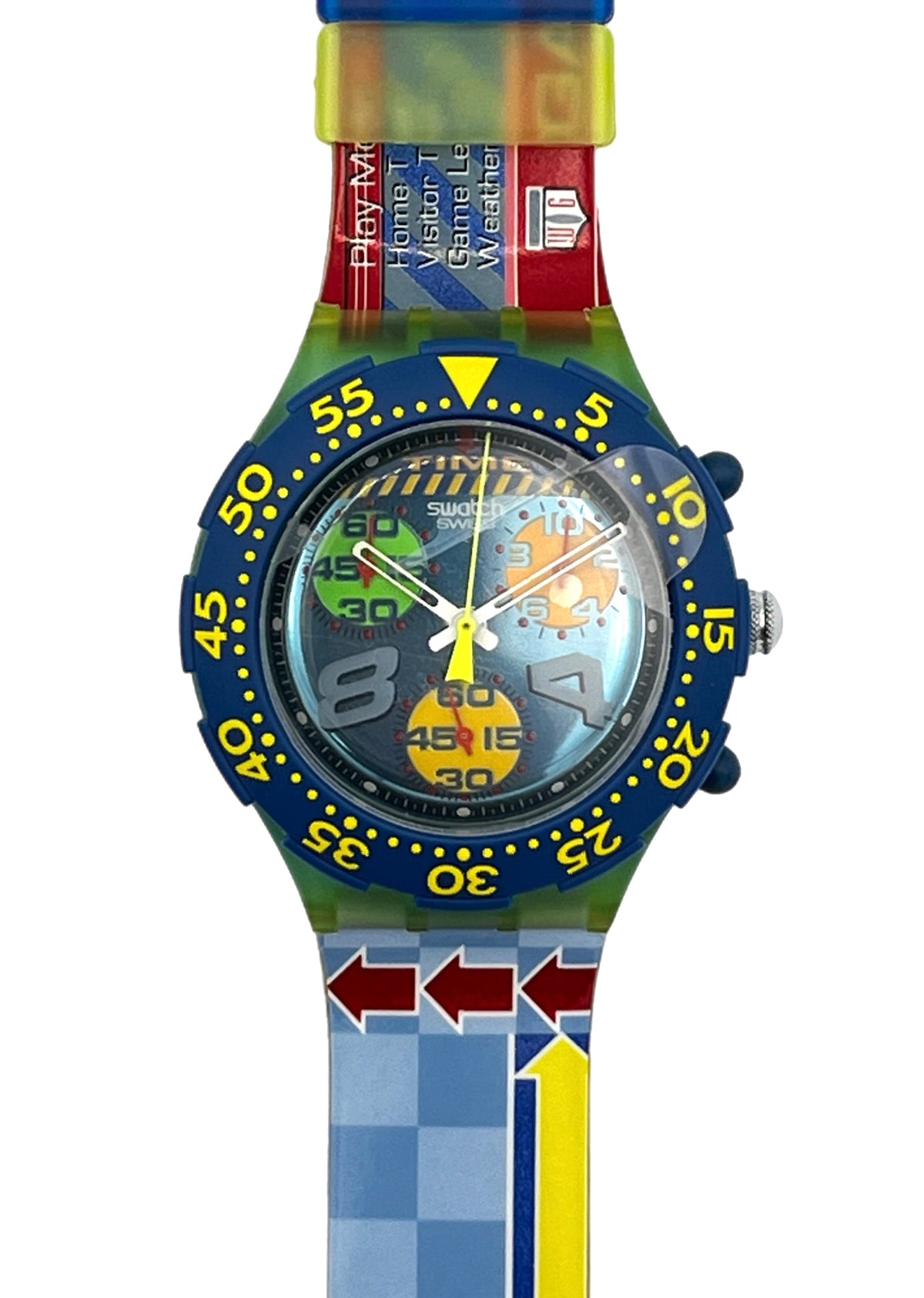 Swatch Midi Aqua Chrono GAME OVER SEL101 (1995)
