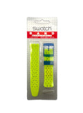 Swatch 17mm Scuba BORA BORA ASDN400 Replacement Band (1990)