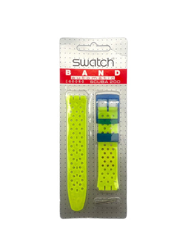 Swatch 17mm Scuba BORA BORA ASDN400 Replacement Band (1990)