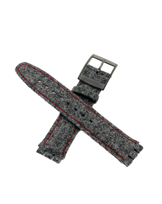 Swatch 17mm GRAUE HÜTTE ASAK400 Bracelet de Rechange Automatique (1993)