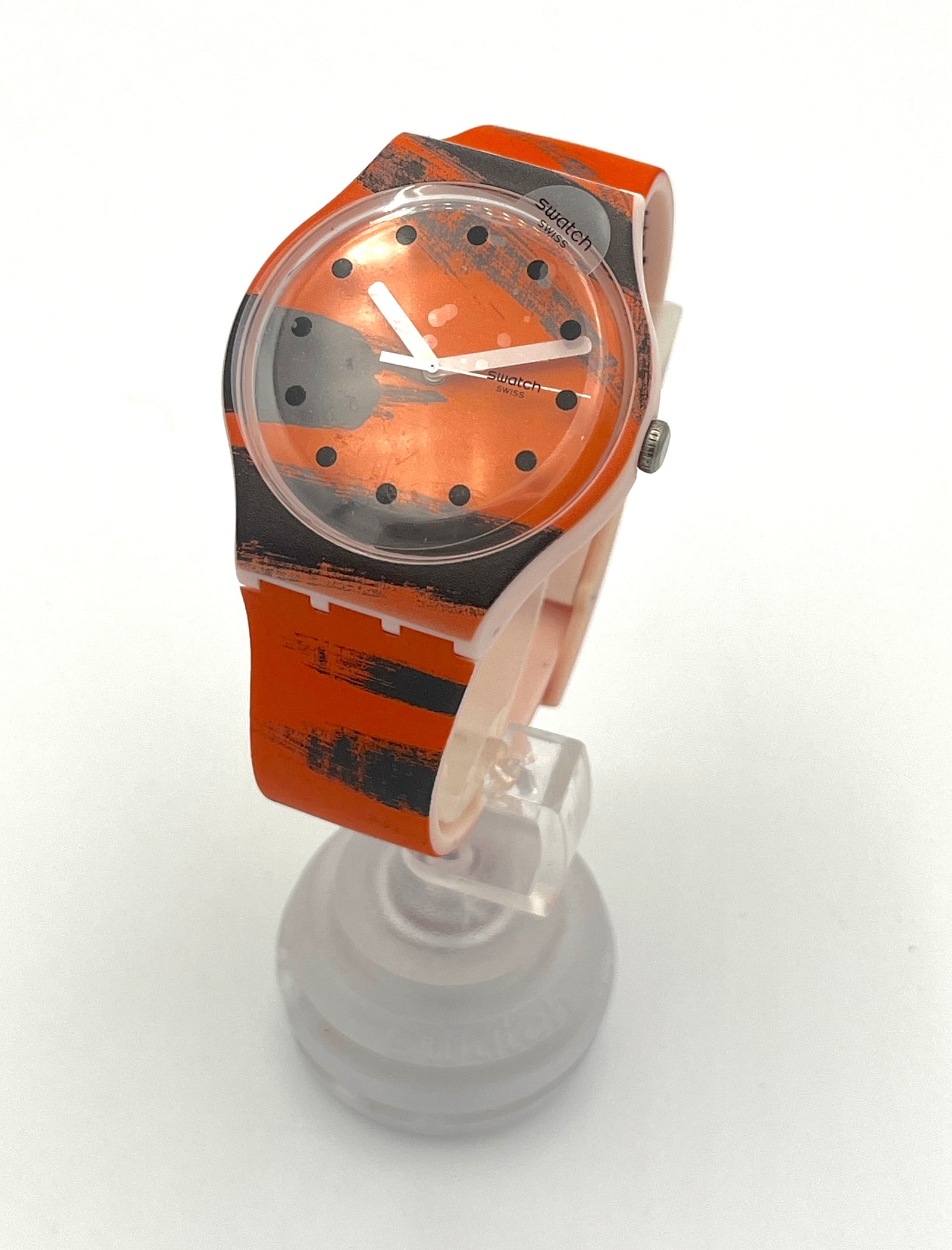 Swatch New Gent Art Special ORANGE ET ROUGE SUR ROSE SUOZ362 (2024)