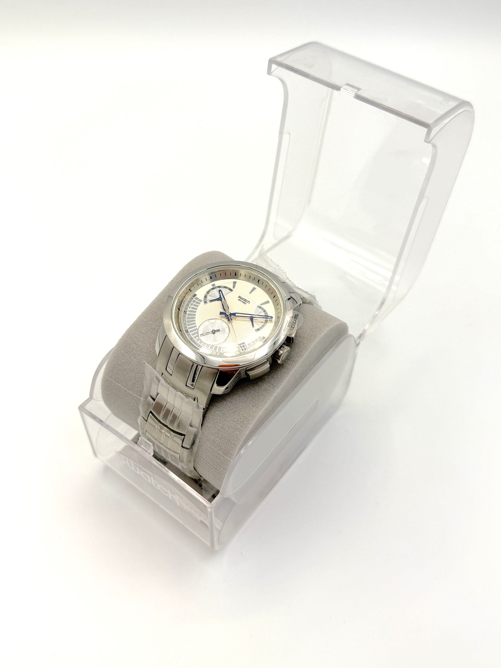 Swatch Irony Retrograde Chrono BLUE SIGNS YRS402G (2008)