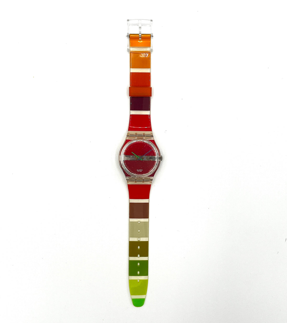 Swatch Gent Red Painted Time GK377 by Stephen Dean (2002)
