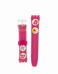 Bracelet de rechange Swatch 17mm Gent ROSE CANDY AGE177