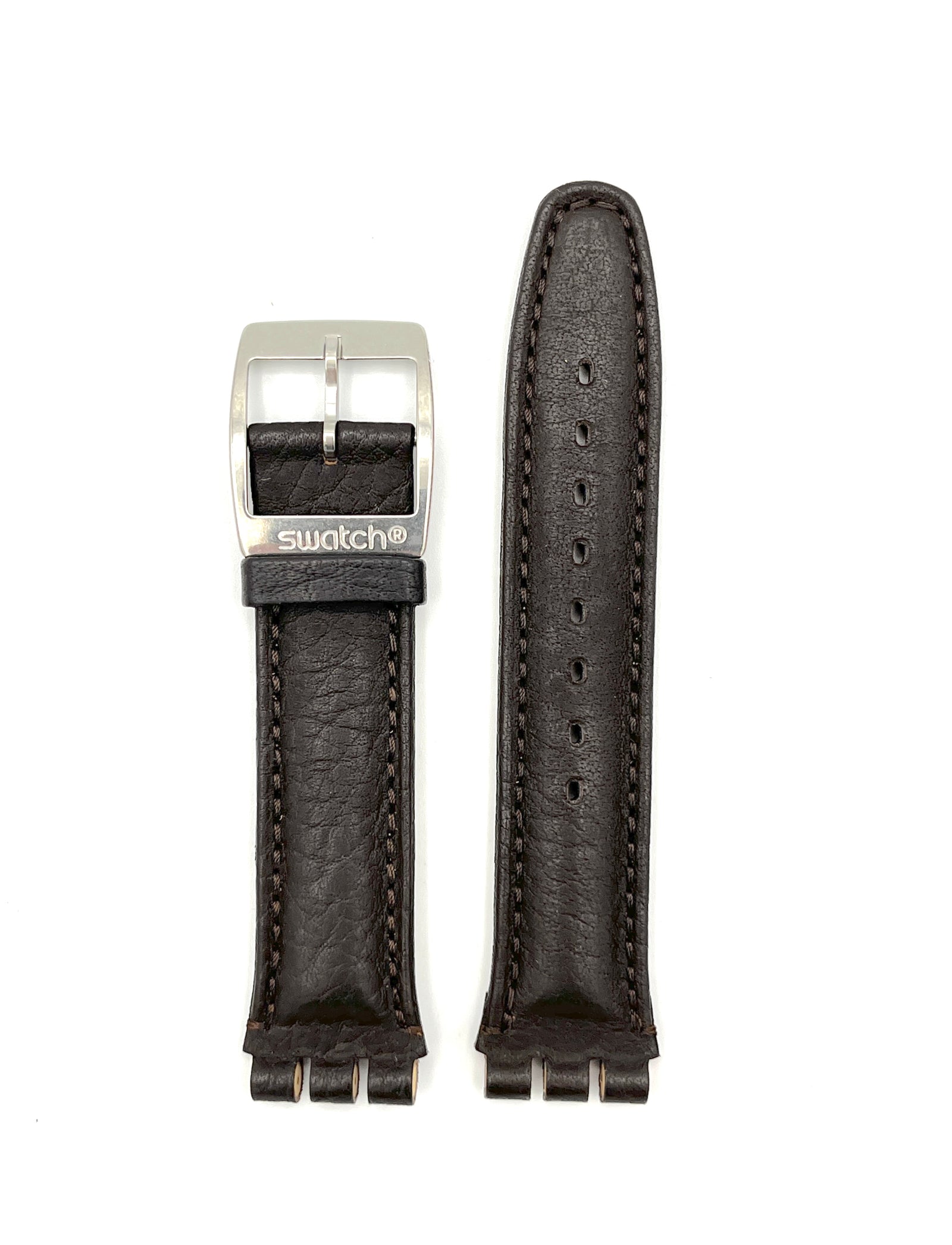 Bracelet de rechange Swatch 19mm marron série Irony AYCS400