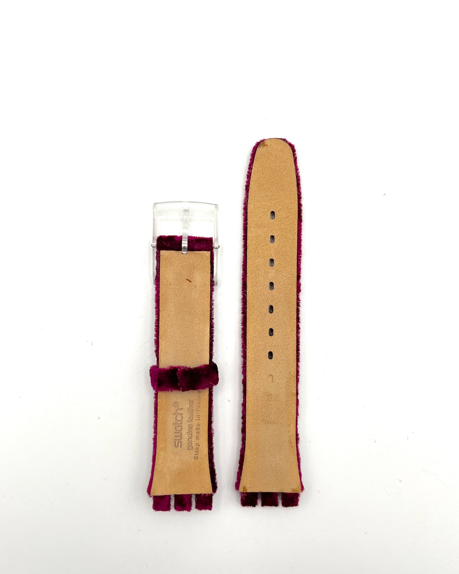 Bracelet de rechange 17 mm Swatch Gent SAINT VELOURS AGK203