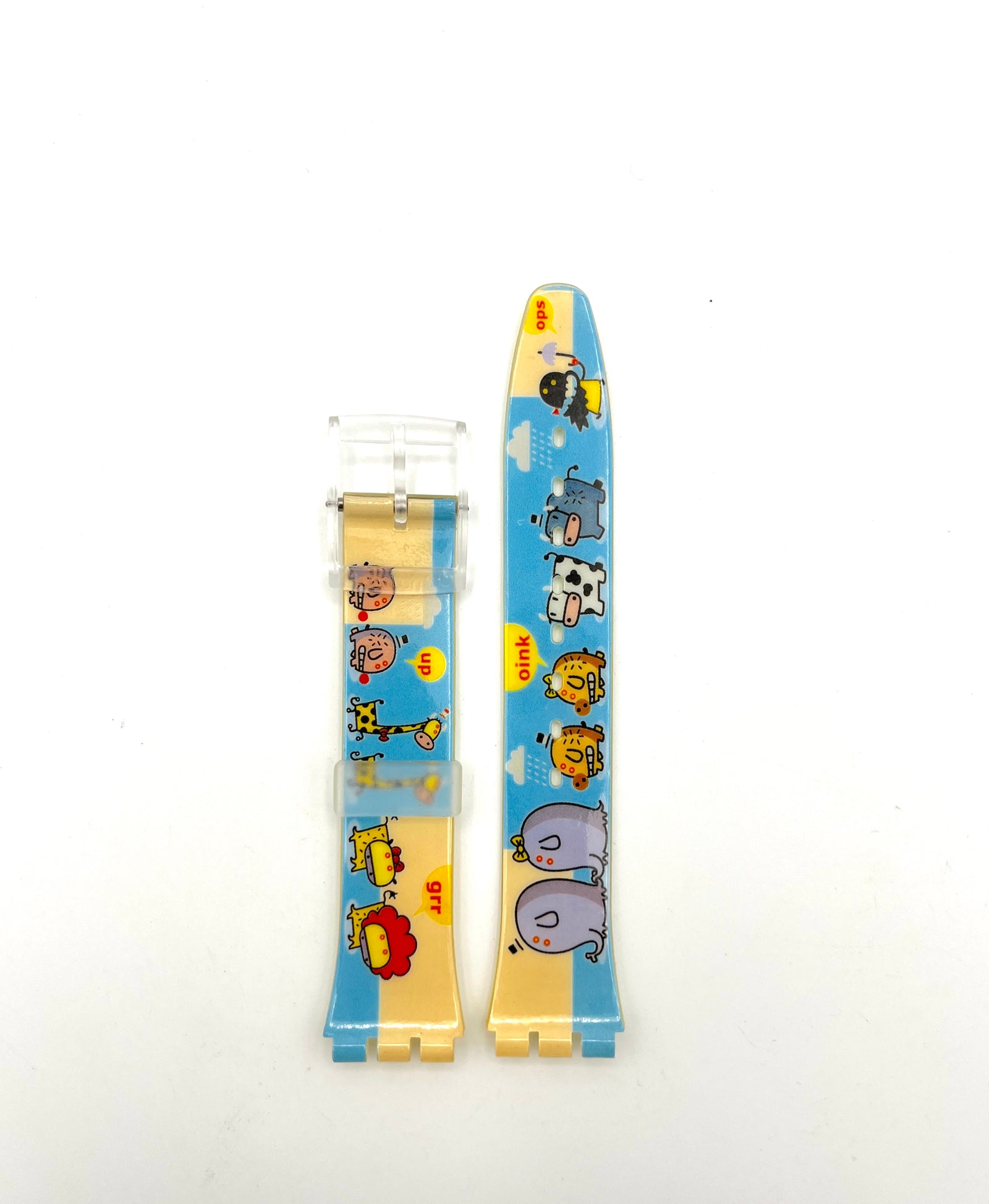 Bracelet de remplacement Swatch 17 mm Gent GRR! OINK! AGK329