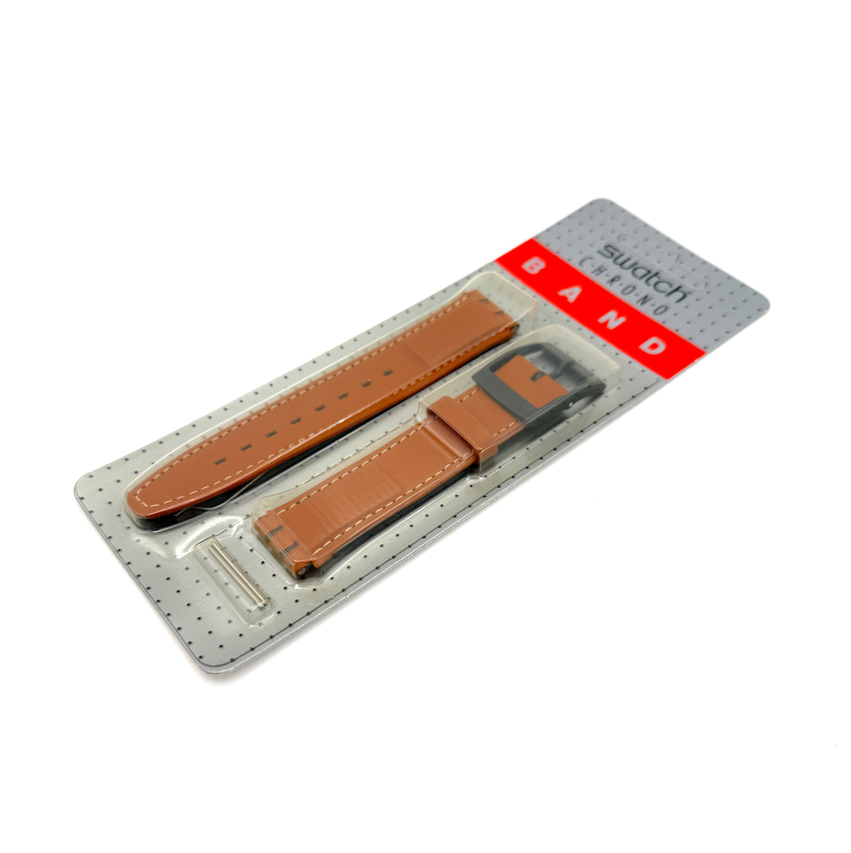 Swatch 17mm Chrono SAND STORM ASCB104 Leather Replacement Band (1990)