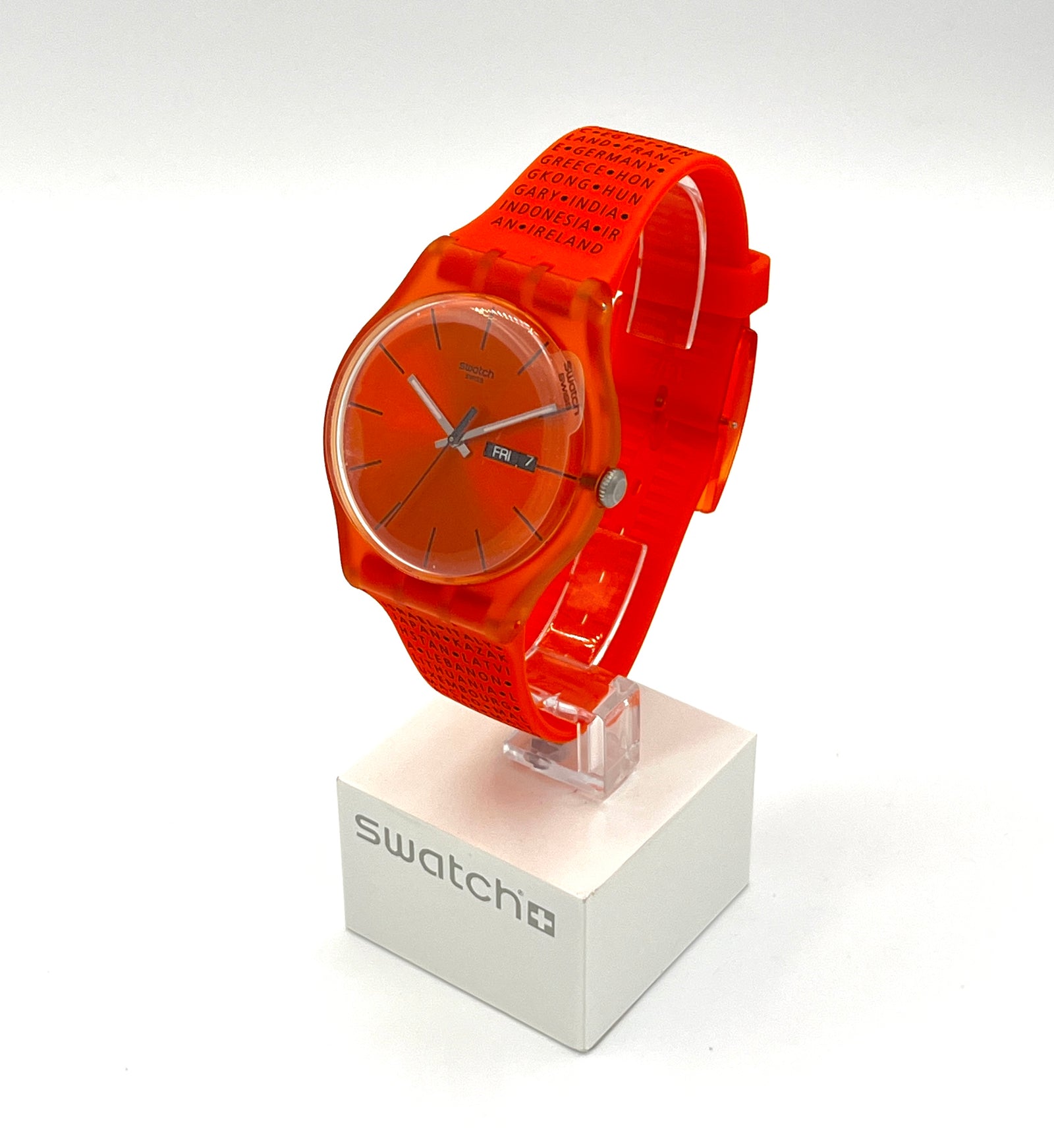 Swatch New Gent PUMPKIN REBEL / 30 YEARS KIT CLUB SUOO700I (2011)