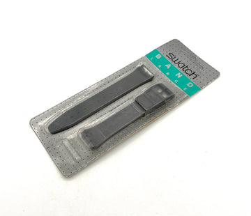 Bracelet de rechange en plastique Swatch 17 mm Gent NOIR
