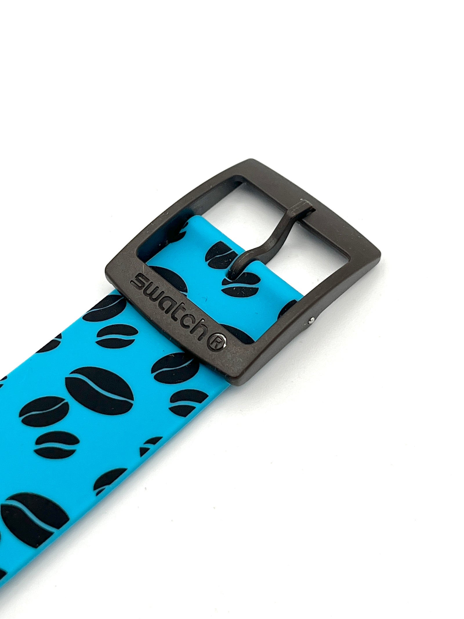 Swatch Bracelet de remplacement 19mm New Gent COFFEE BLUE-S ASUOC106 (2017)