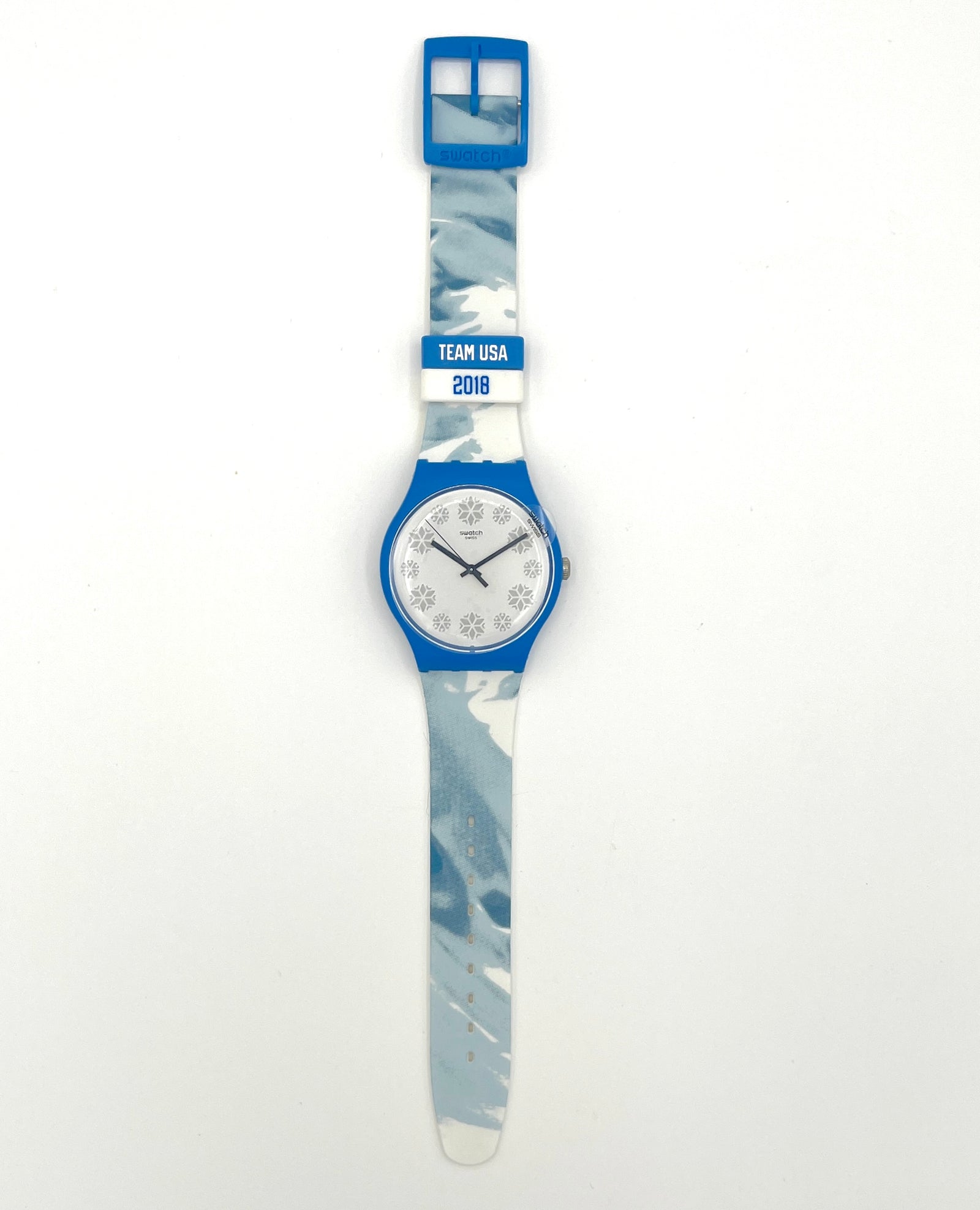 Swatch New Gent DREAM OF SNOW Équipe Olympique américaine SUOZ275 (2018)
