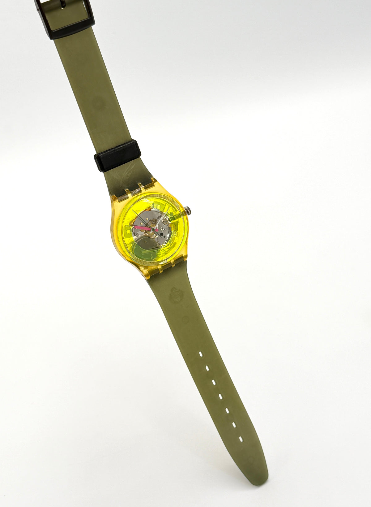 Swatch Gent TECHNO SPHERE GK101 Fachhändlerlogo strap (1985)
