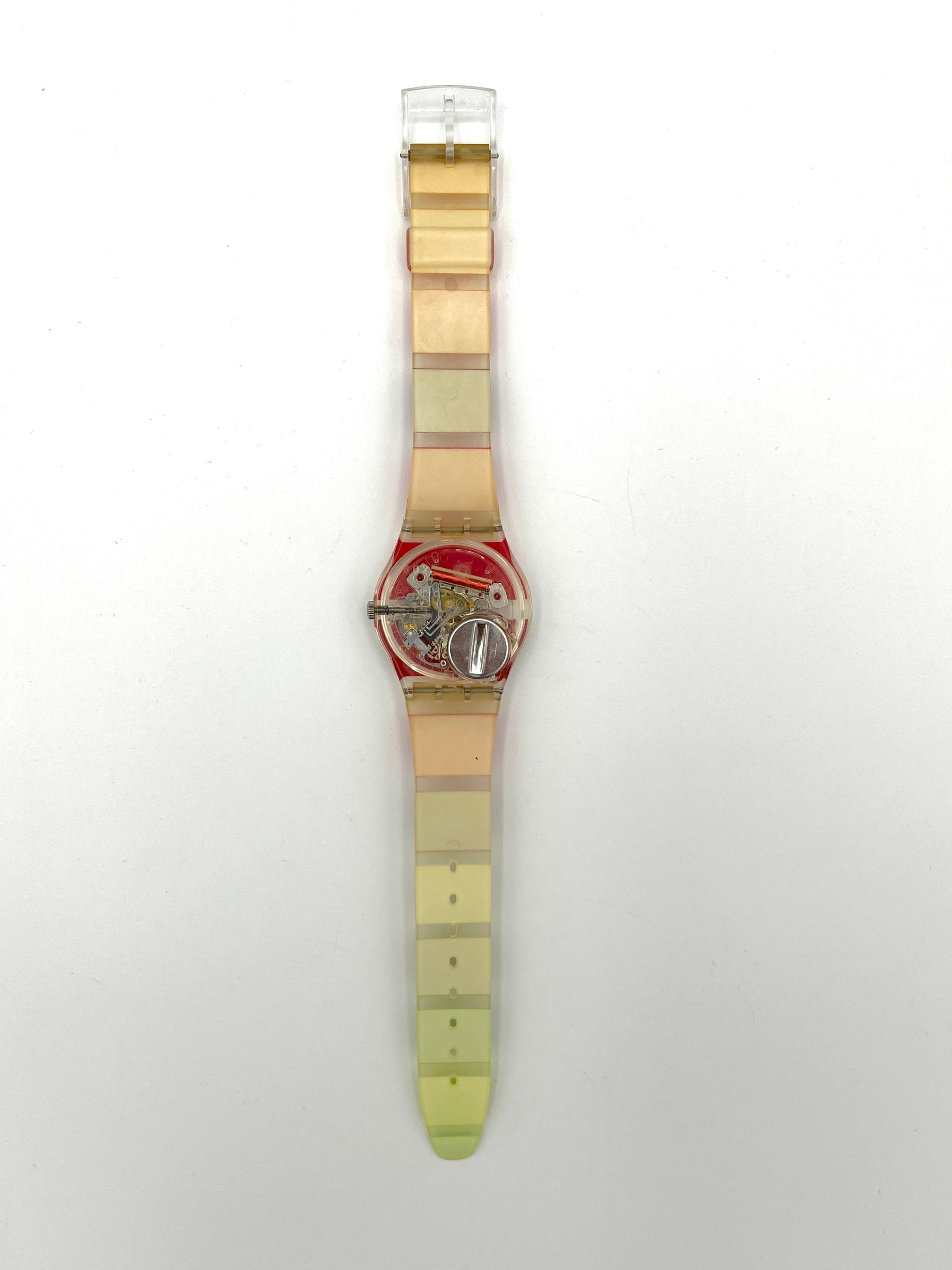 Swatch Gent Red Painted Time GK377 by Stephen Dean (2002)