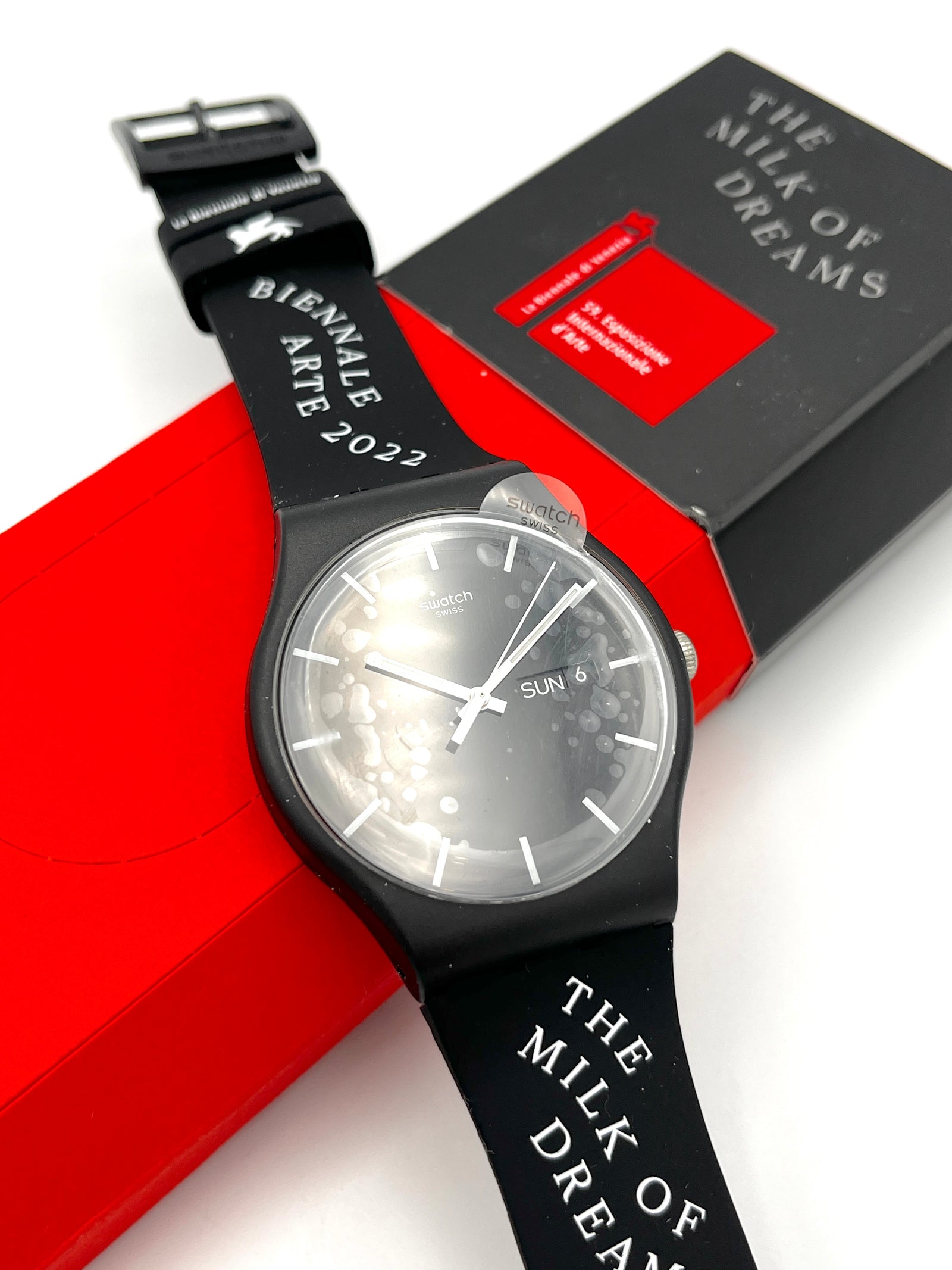 Swatch New Gent Special BLACK MILK By Swatch SUOB720R (2022)