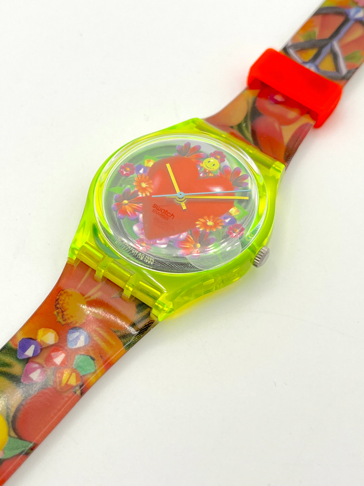 Swatch Gent Artist LOVE, PEACE & HAPPINESS by Micha Klein GJ118 (1996)