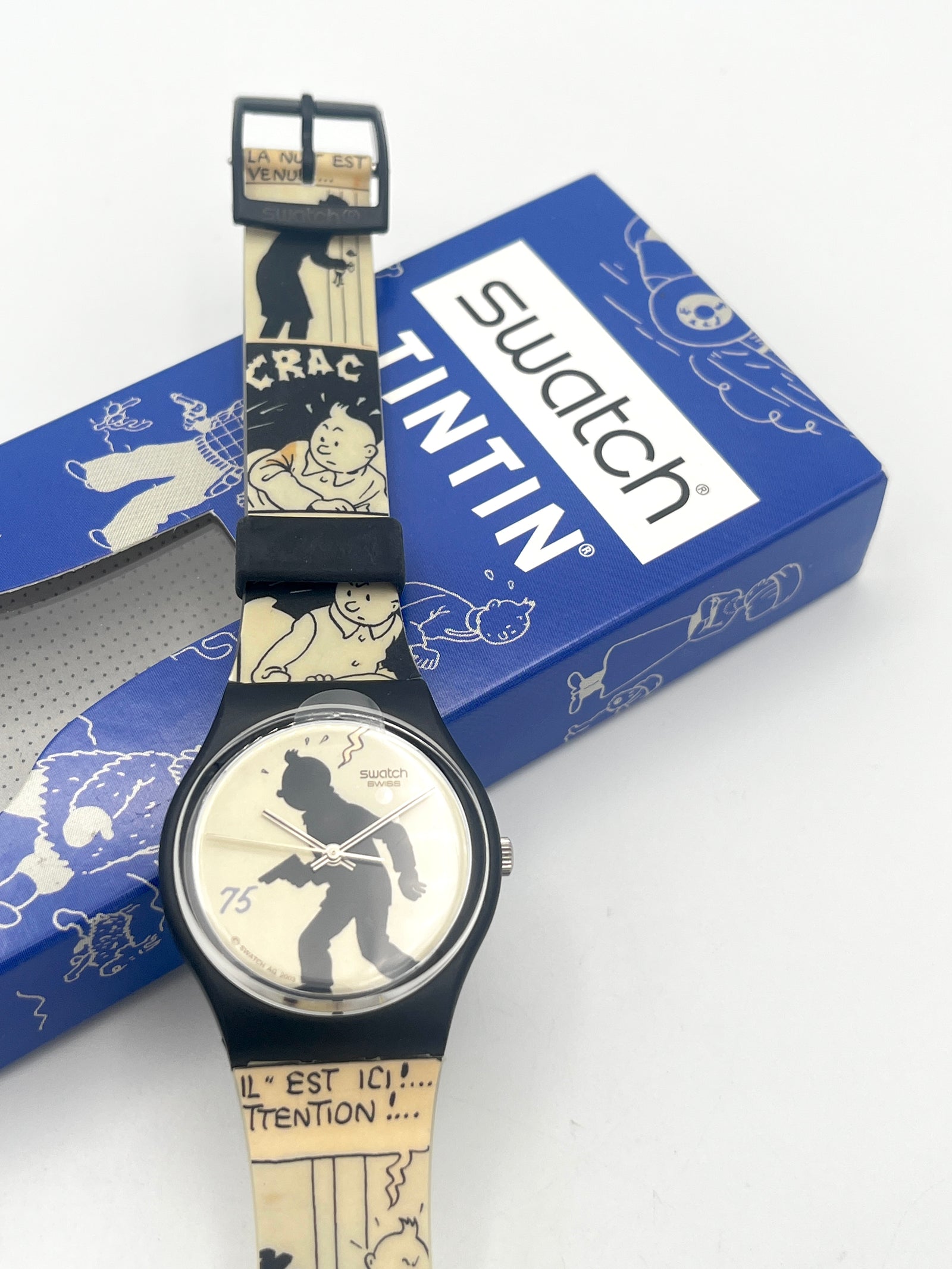Swatch Gent Special Joyeux Anniversaire TINTIN GZ187 (2004)