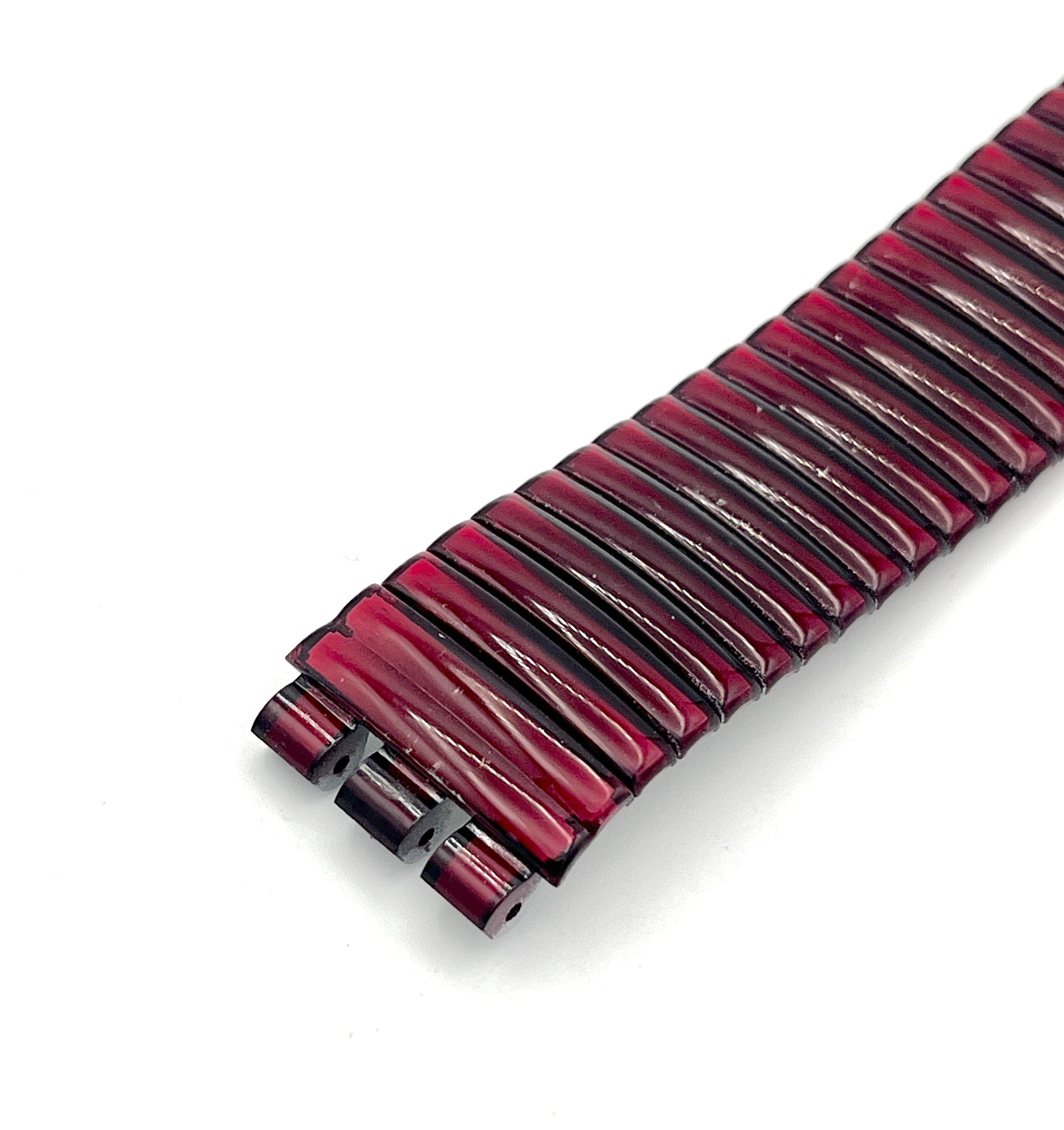 Bracelet de rechange métallique flexible pour Swatch 19 mm RED SNAPPER ASBM105 (1996)