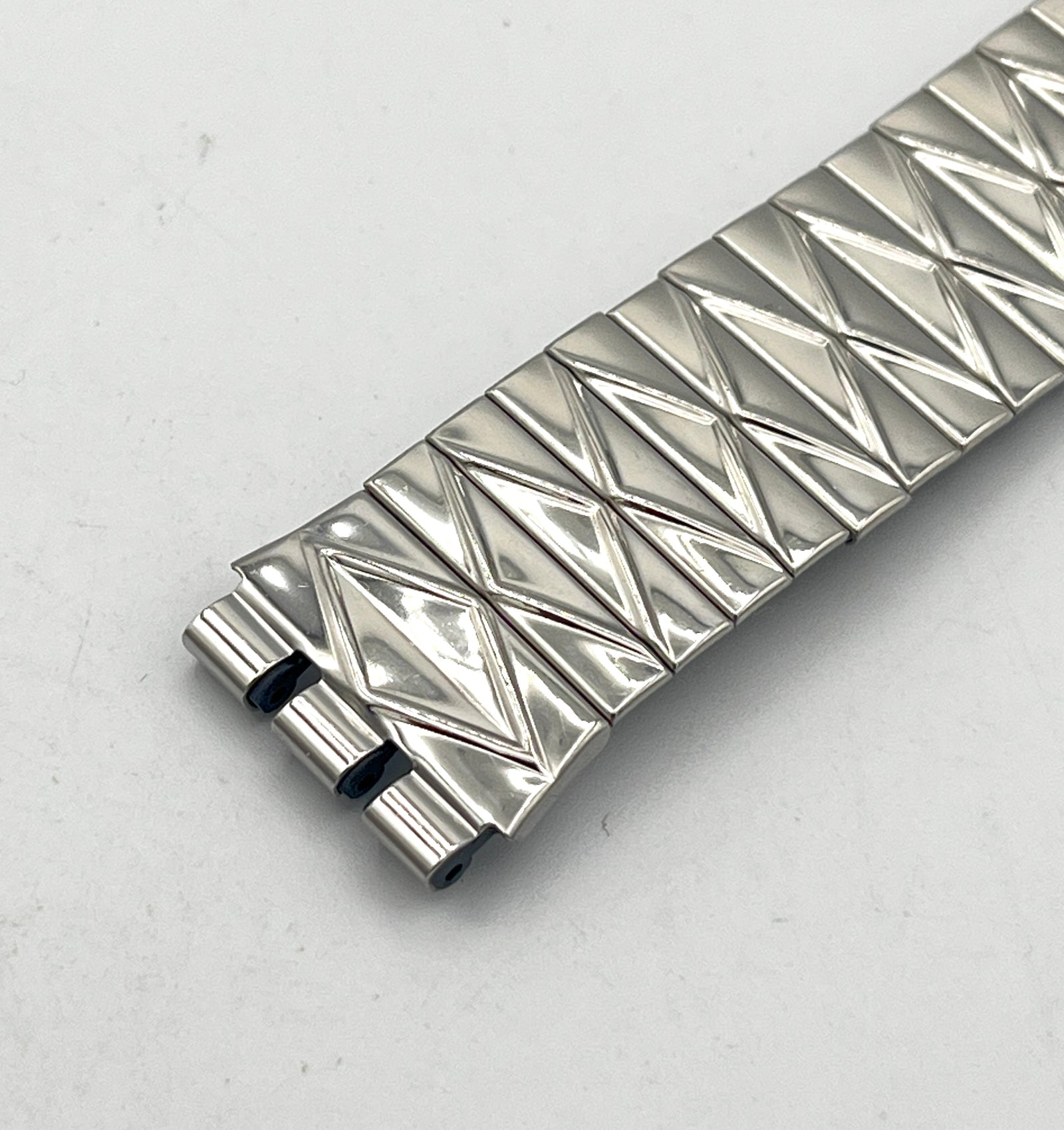 Bracelet de remplacement Swatch 17 mm Flex FILET ARGENT AGK186