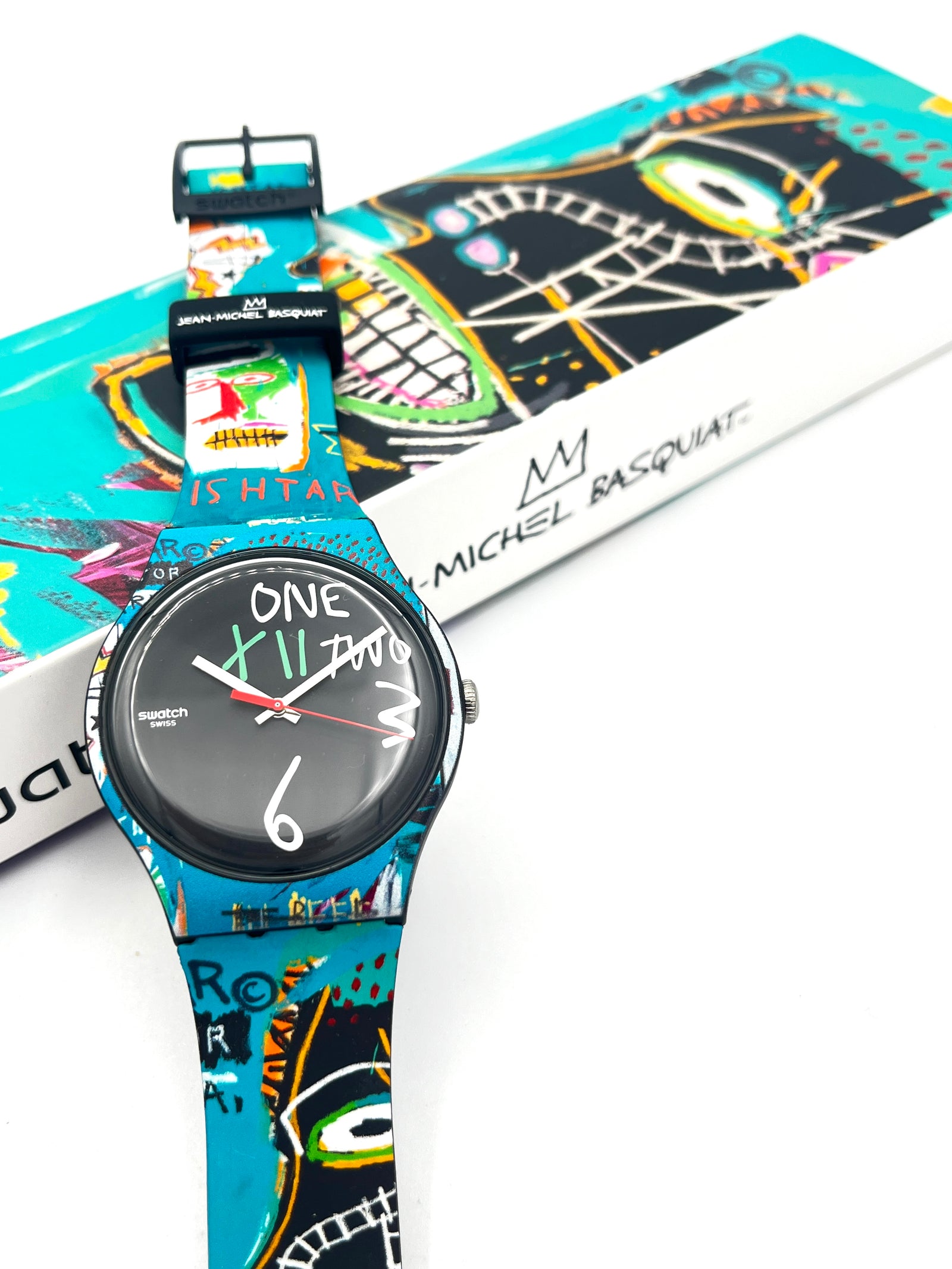 Swatch New Gent ISHTAR BY JEAN-MICHEL BASQUIAT SUOZ356 (2023)