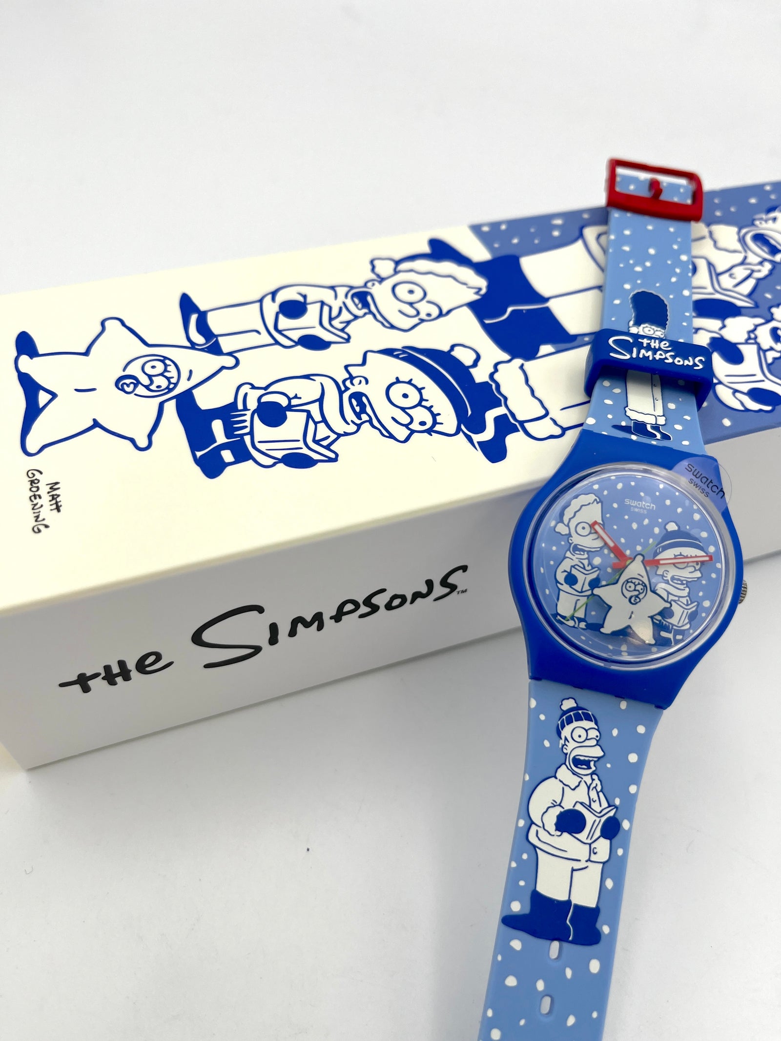 Swatch Gent TIDINGS OF JOY The Simpsons Spécial Noël SO28Z126 (2023)