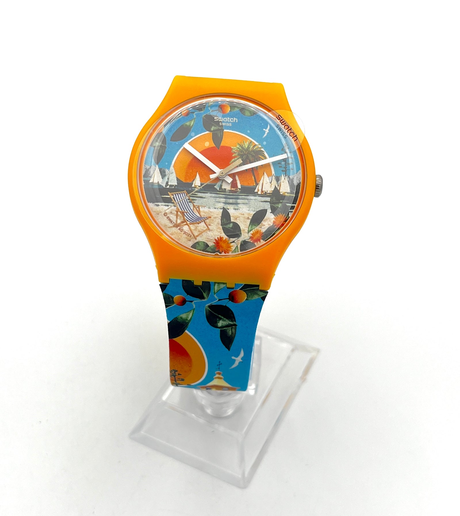 Swatch New Gent LE CHANT DES CIGALES - Destination French RIVIERA SO29Z131 (2023)