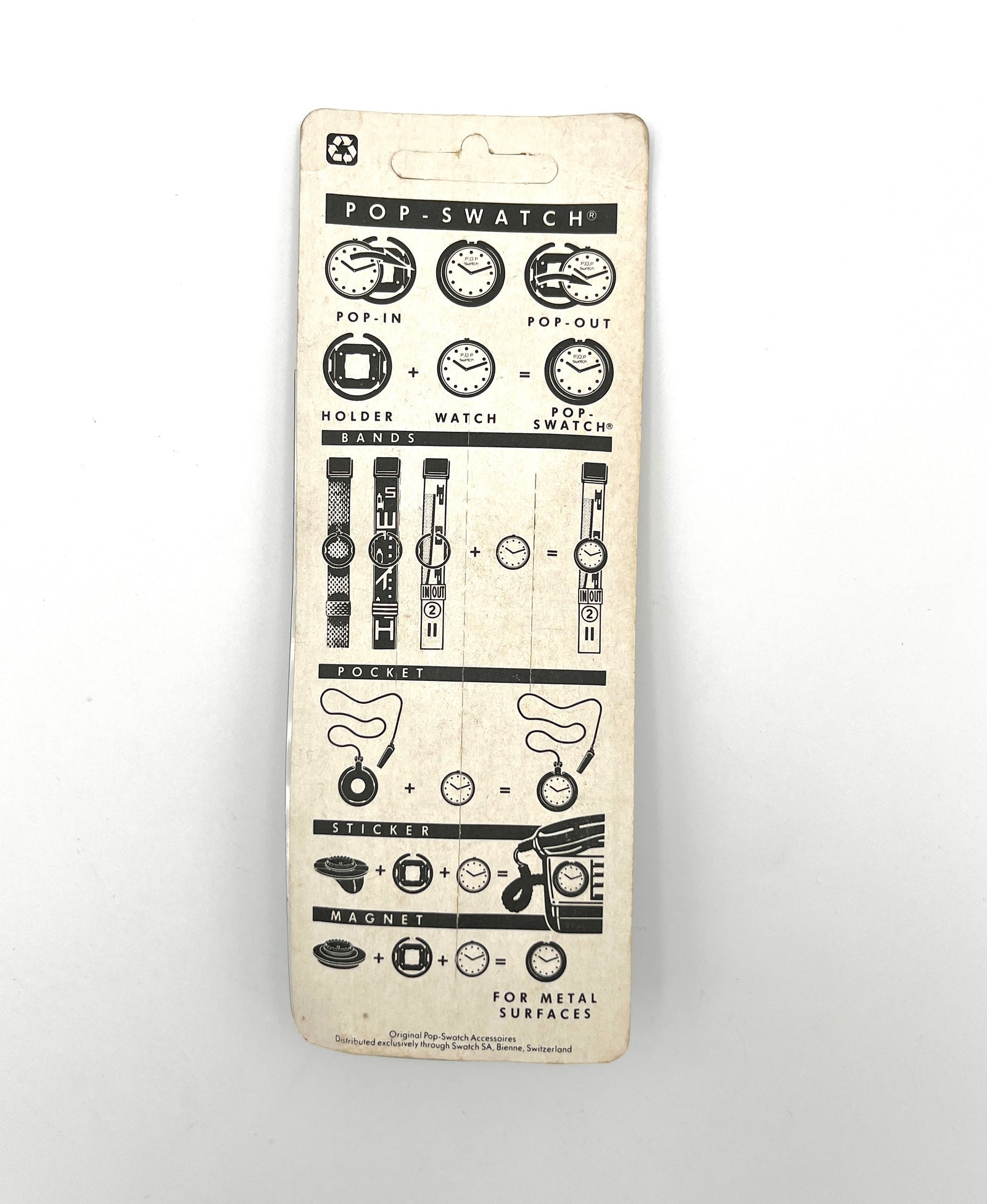 Bracelet de remplacement pour Pop Swatch DOWNHILL APWK154 (1992)