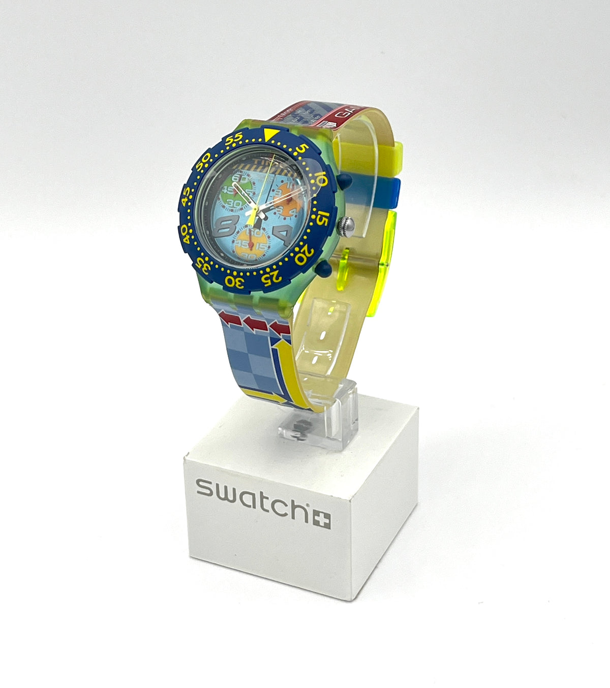 Swatch Midi Aqua Chrono GAME OVER SEL101 (1995)