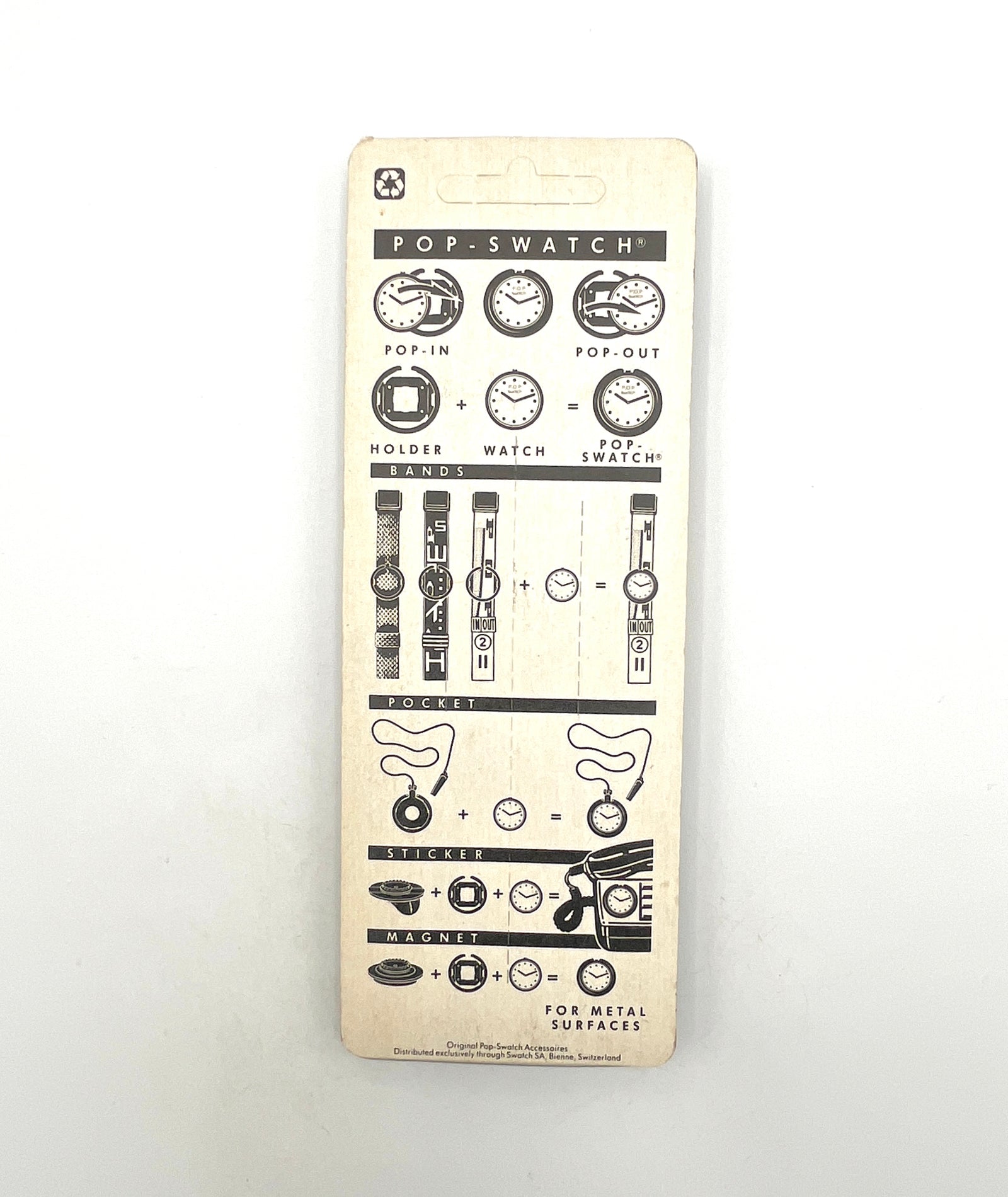 Bracelet de remplacement pour Pop Swatch DOWNHILL APWK154 (1992)