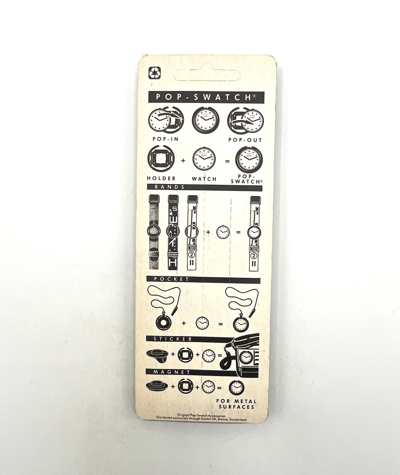 Bracelet de remplacement pour Pop Swatch MINT SEA PWB166 (1992)