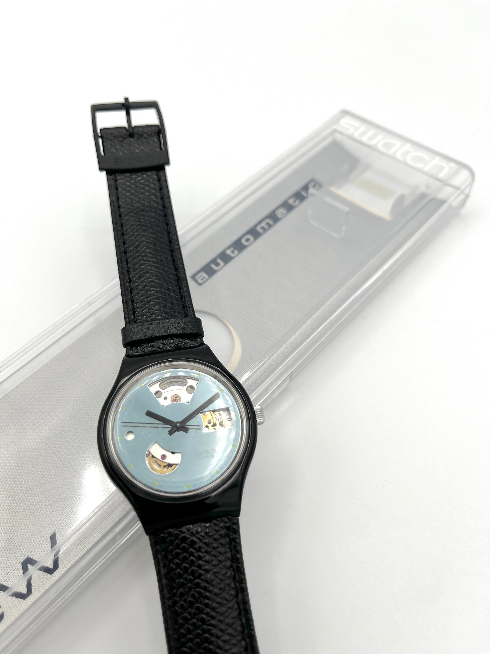 Swatch Automatic BLACK MOTION SAB100 2ème version (1991)