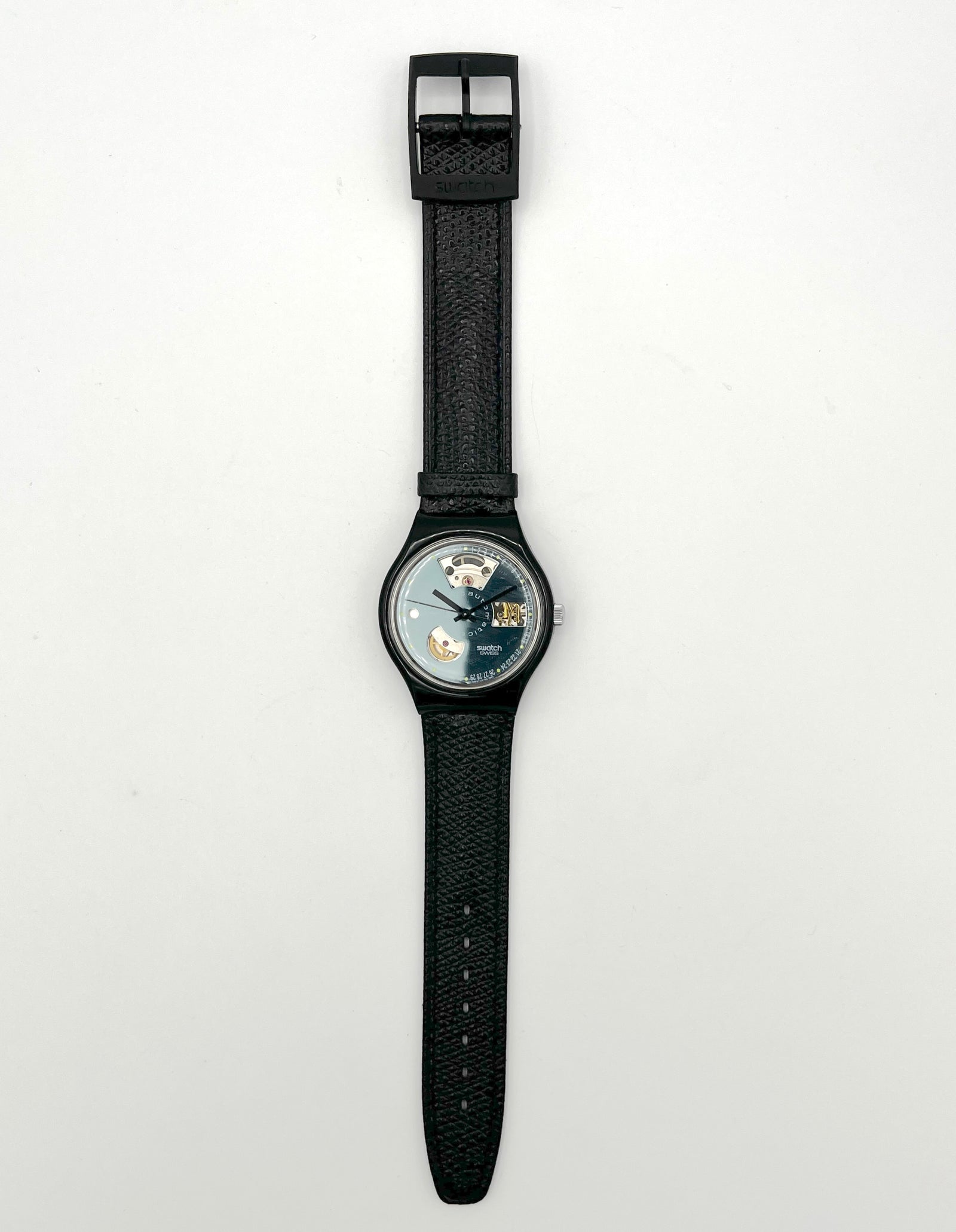 Swatch Automatic BLACK MOTION SAB100 2ème version (1991)