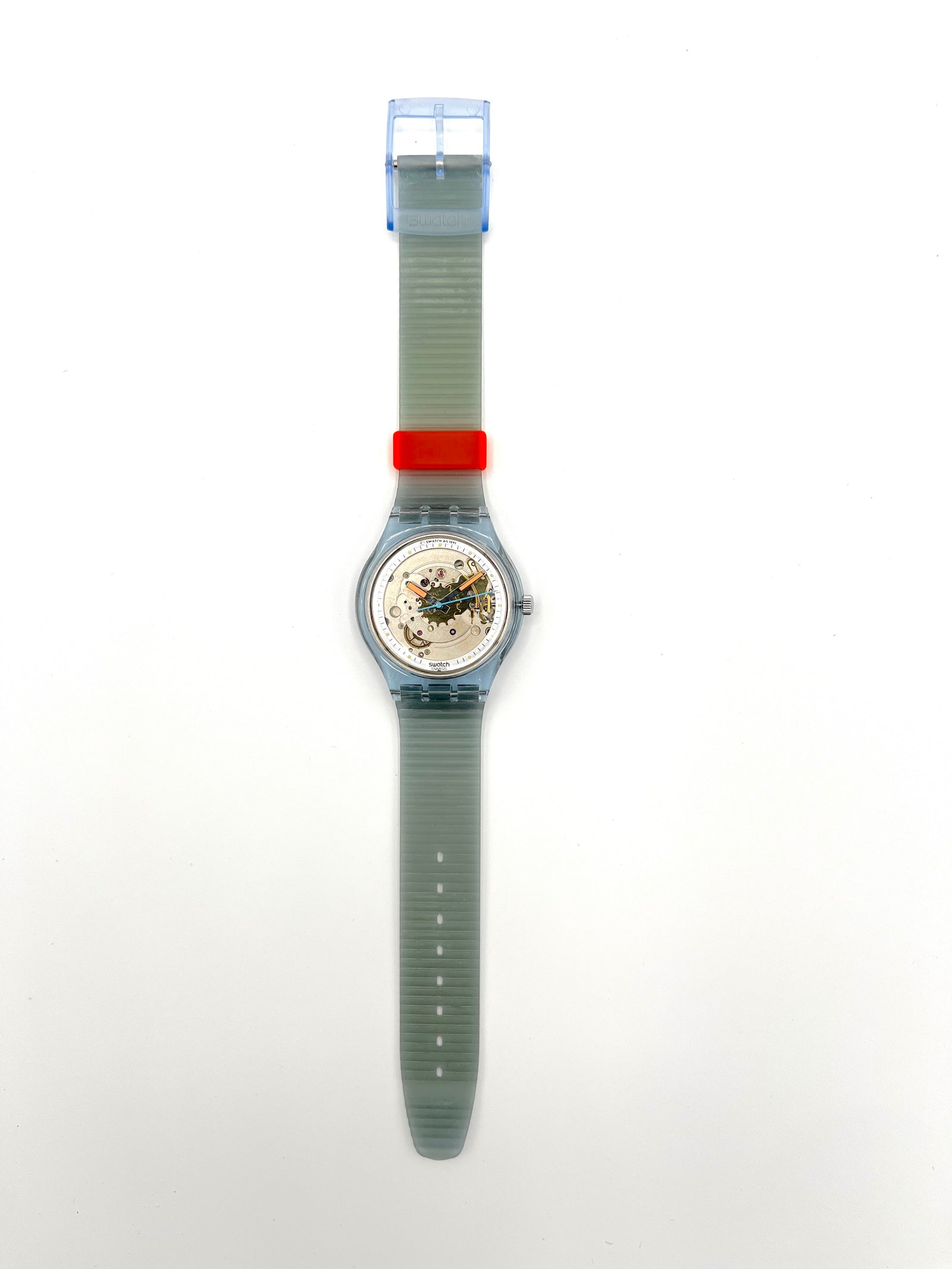 Swatch Automatic BLUE MATIC SAN100 1ère version (1991)