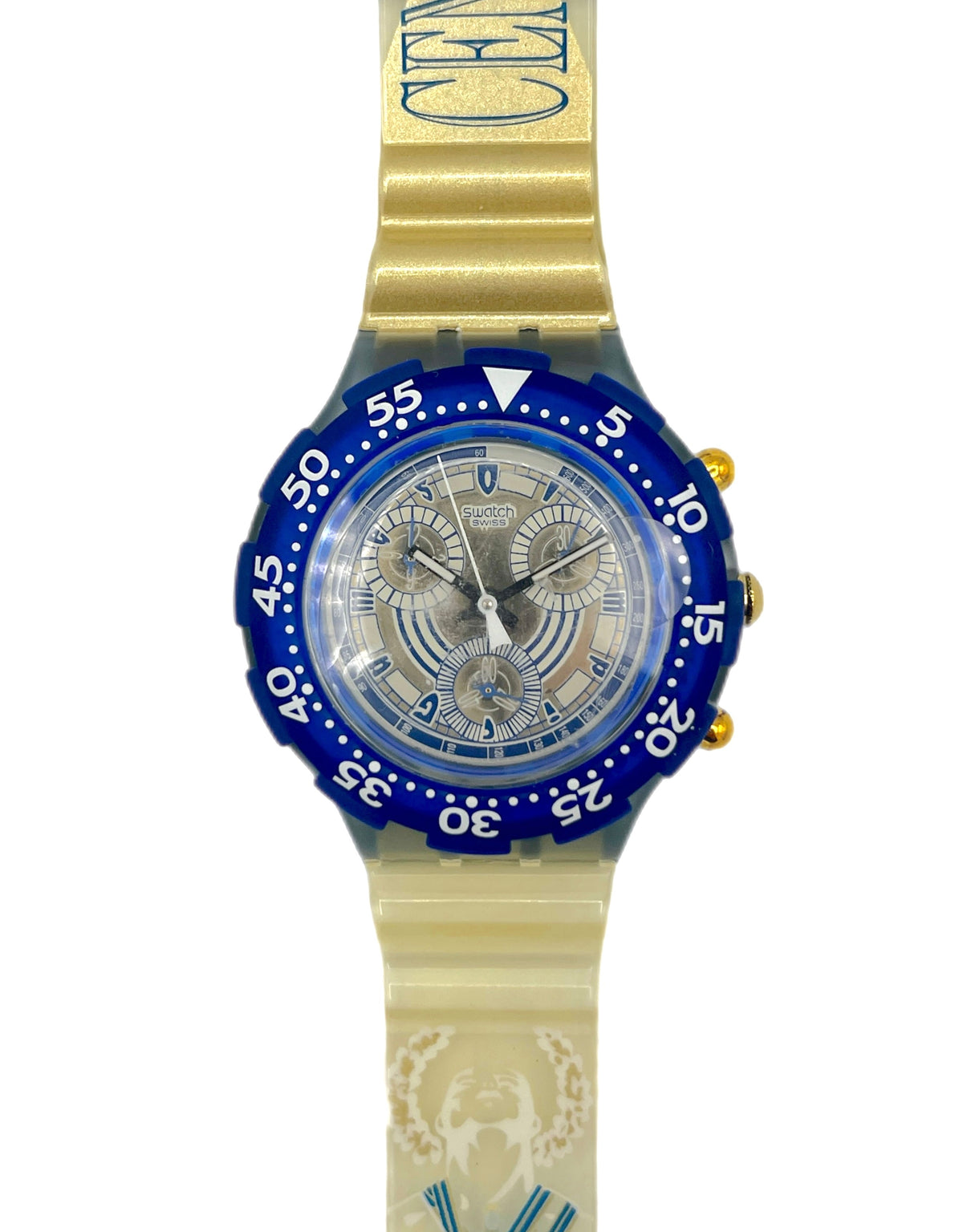 Swatch Aqua Chrono Olympia Special Aquachrono NIKIPHOROS SBZ102 (1995)