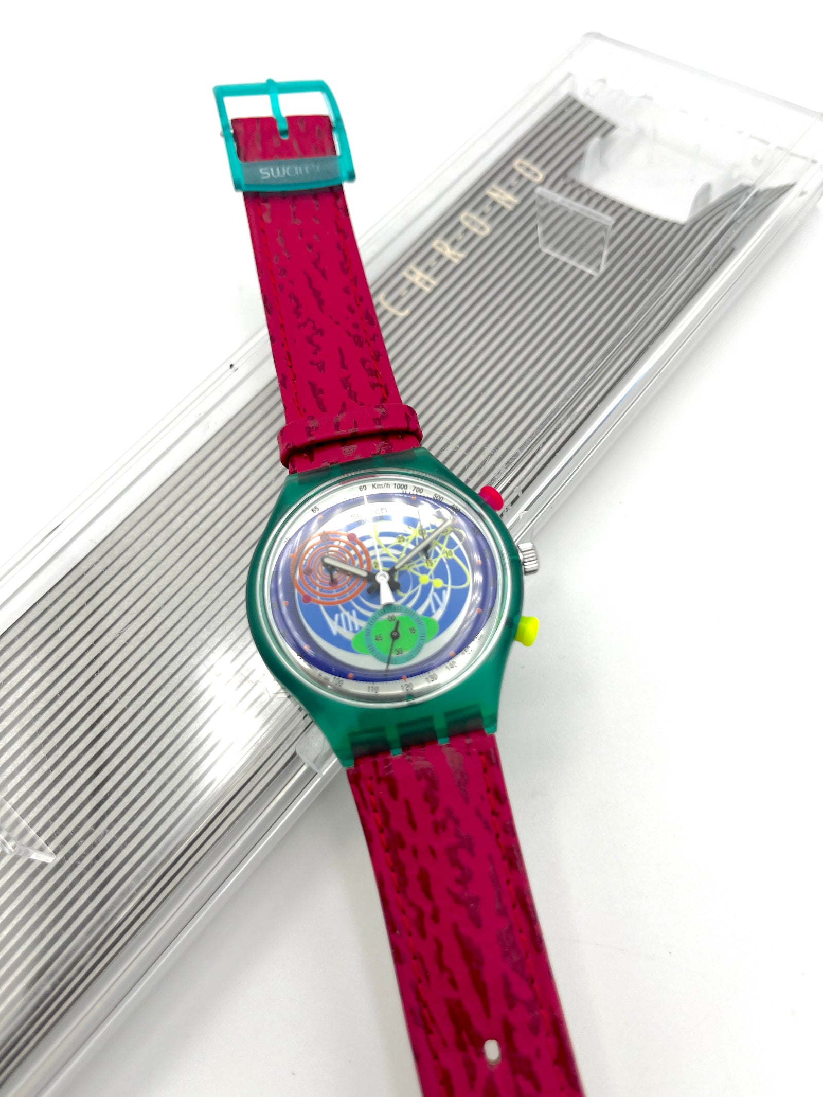 Swatch Chrono PINK SPRINGS SCL103 (1993)