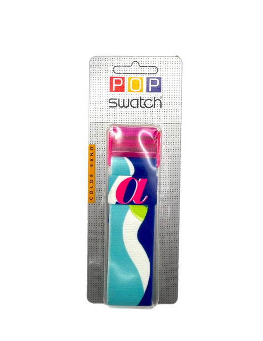 Bracelet de remplacement pour Pop Swatch DOWNHILL APWK154 (1992)