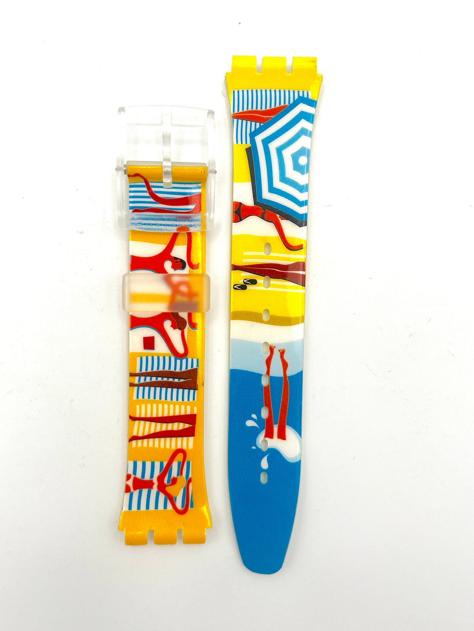 Bracelet de rechange Swatch 17mm Gent BIKINI BEACH AGE128 (2004)