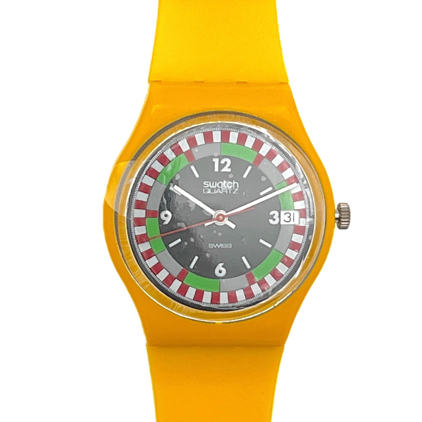 Swatch Gent YELLOW RACER GJ400 (1984)