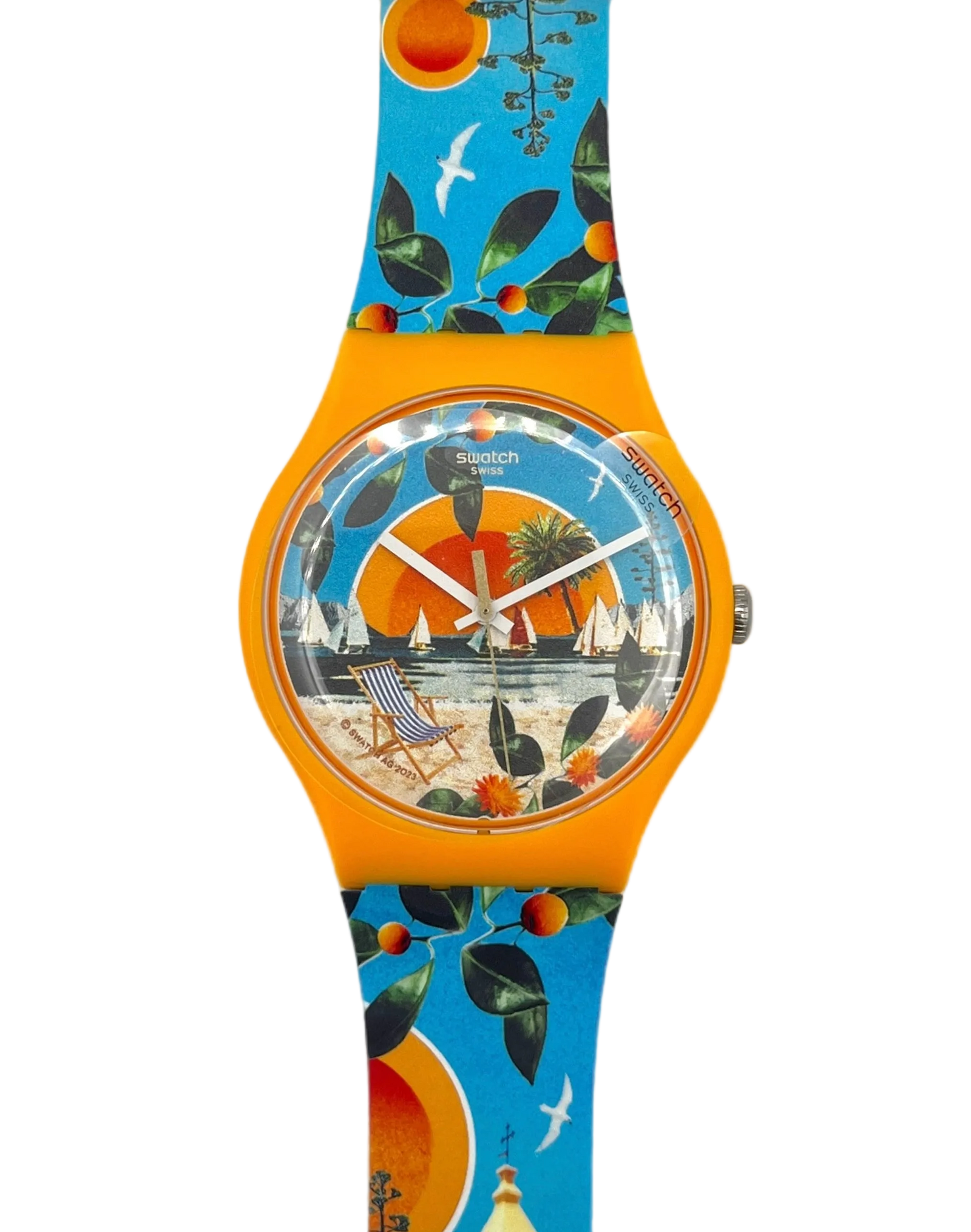 Swatch New Gent LE CHANT DES CIGALES - Destination French RIVIERA SO29Z131 (2023)