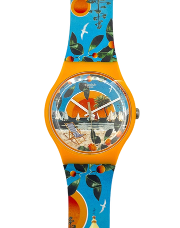 Swatch New Gent LE CHANT DES CIGALES - Destination French RIVIERA SO29Z131 (2023)