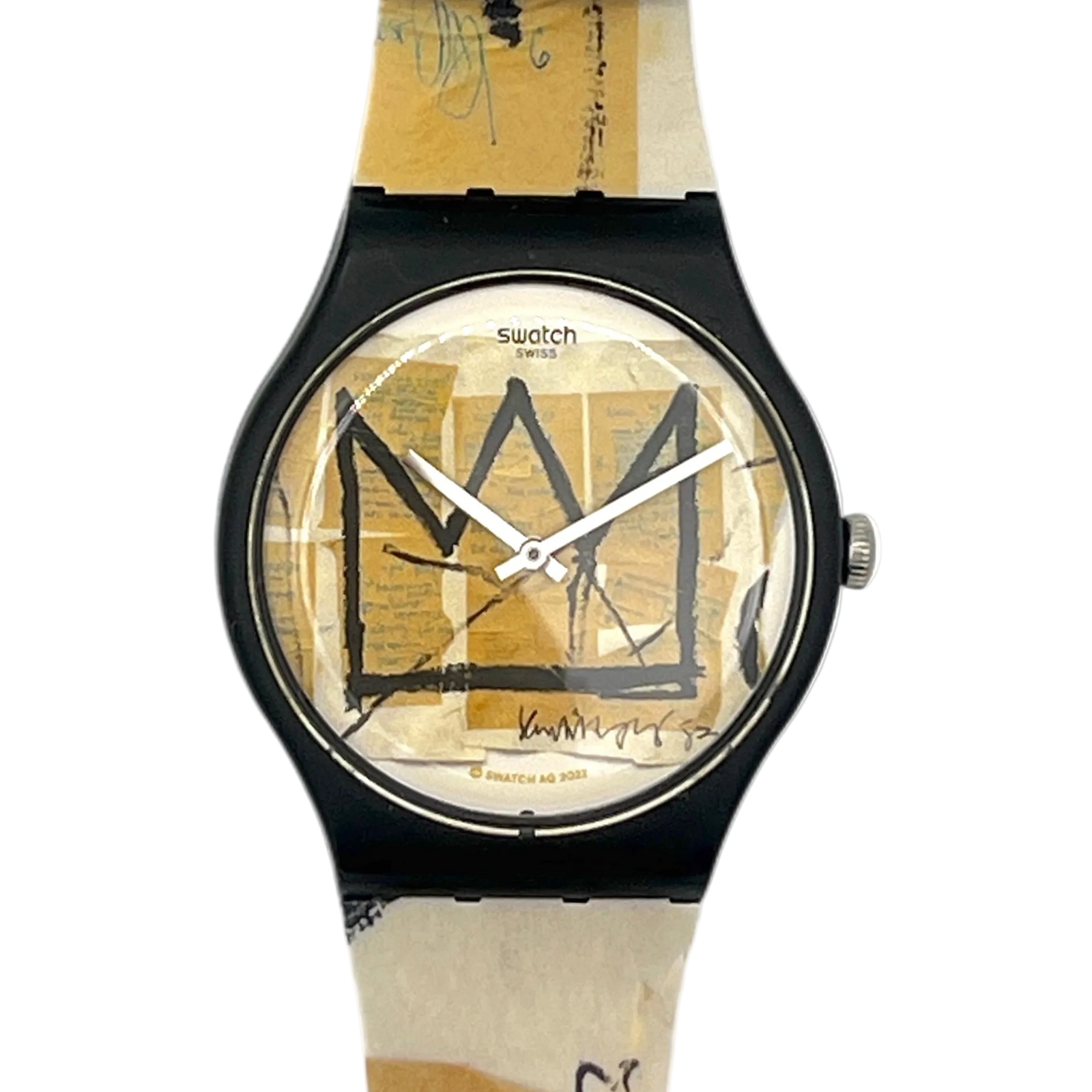 Swatch New Gent UNTITLED BY JEAN-MICHEL BASQUIAT SUOZ355 (2023)
