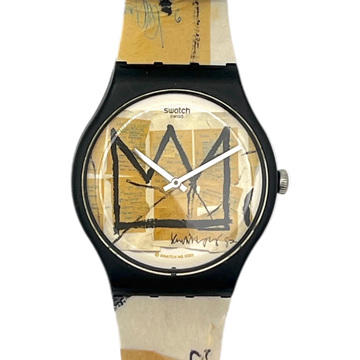 Swatch New Gent UNTITLED BY JEAN-MICHEL BASQUIAT SUOZ355 (2023)