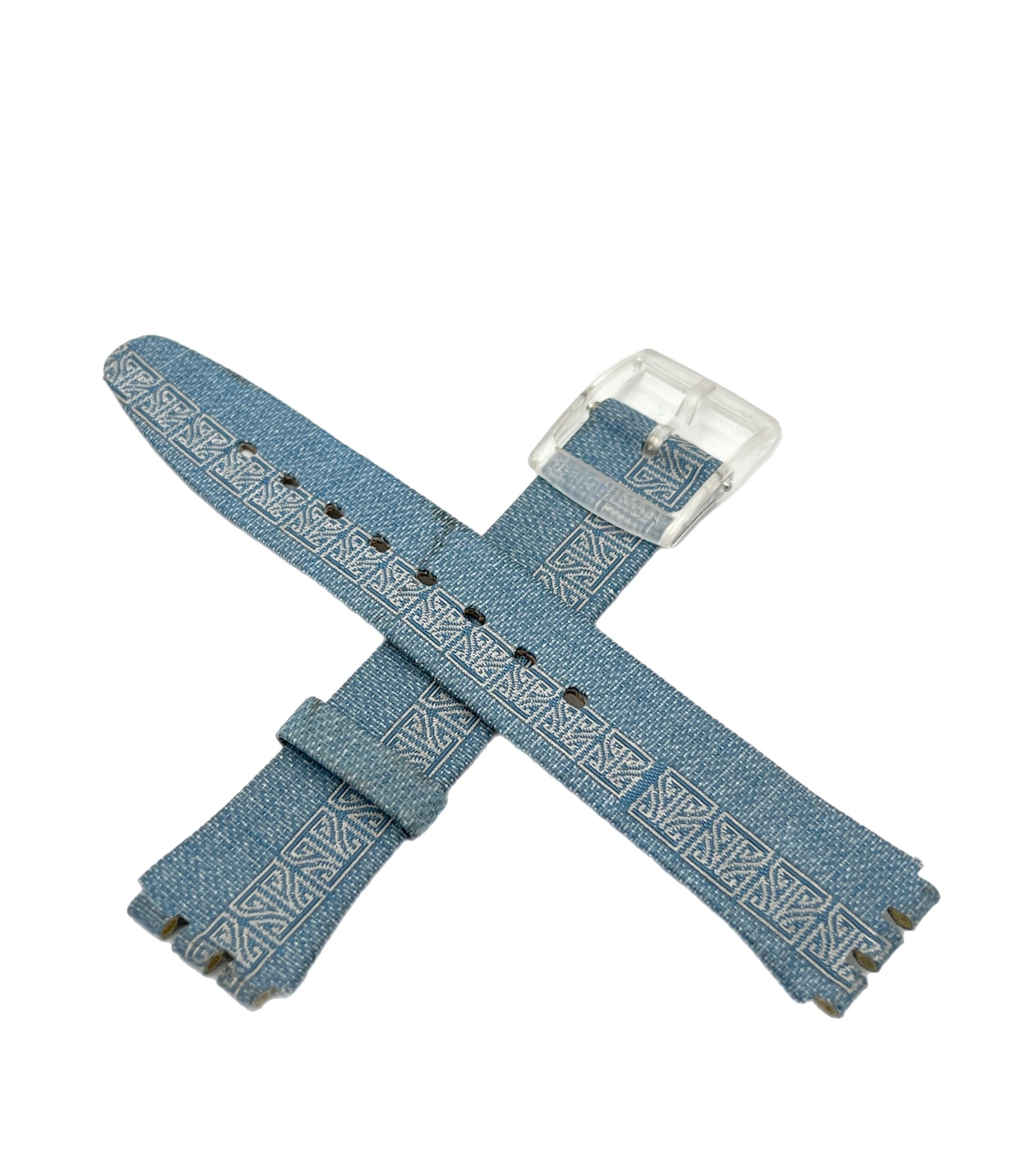 Bracelet de rechange Swatch 16mm SKIN Bleu Clair