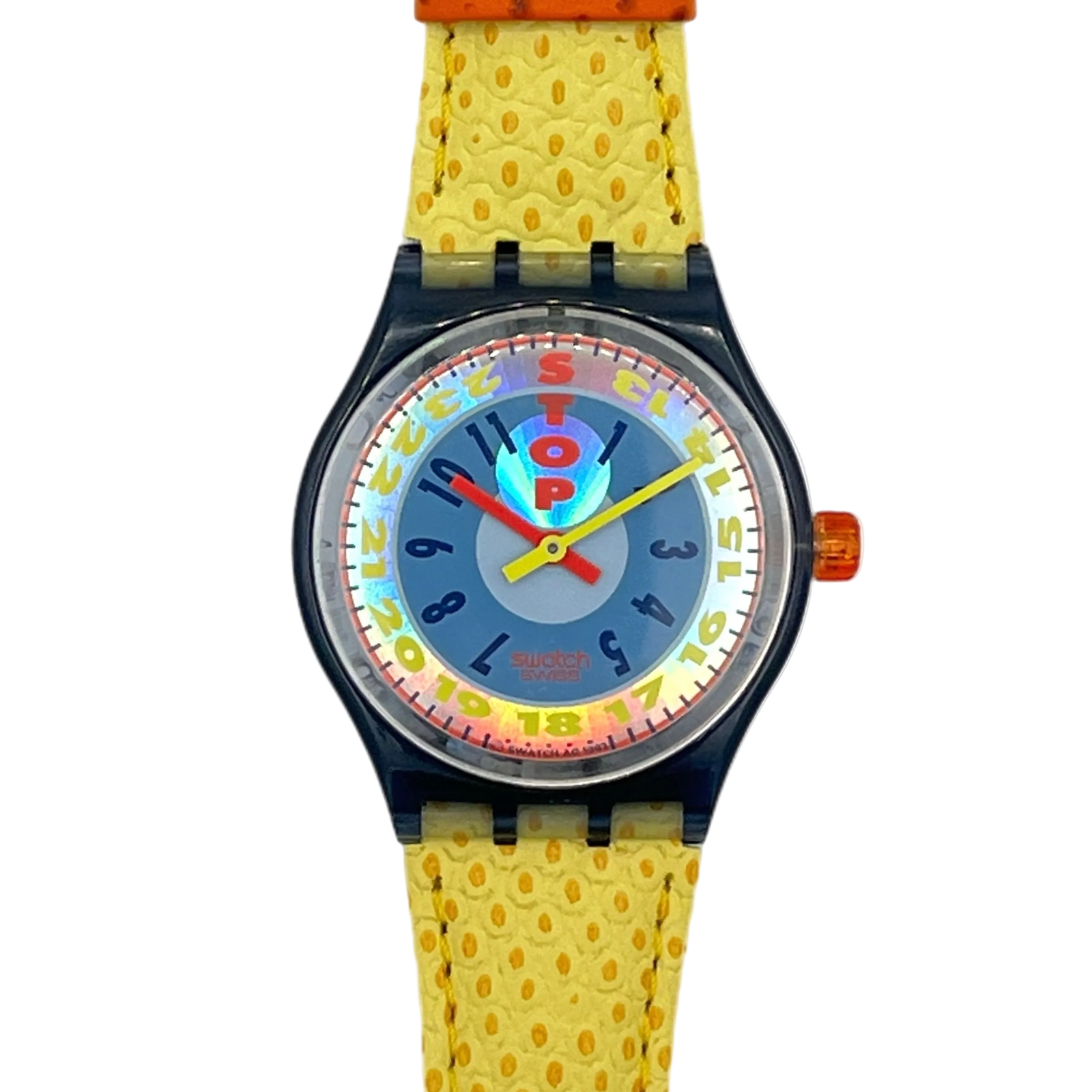 Swatch Stop Watch YELLOW STAR SSM102 (1994)