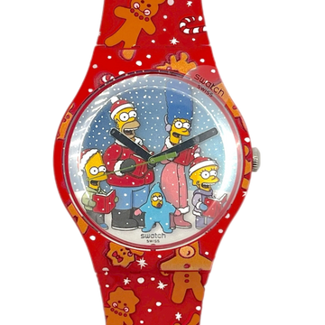Swatch Simpsons WONDROUS WINTER WONDERLAND SUOZ361 (2023)