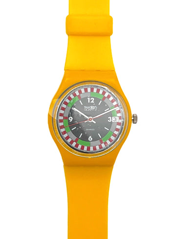 Swatch Gent YELLOW RACER GJ400 (1984)