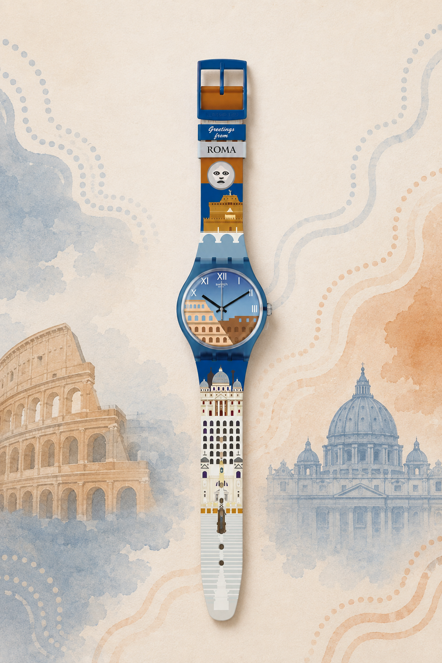 Swatch New Gent COLOSSEUM - Destination ROME SUOZ308 (2019)