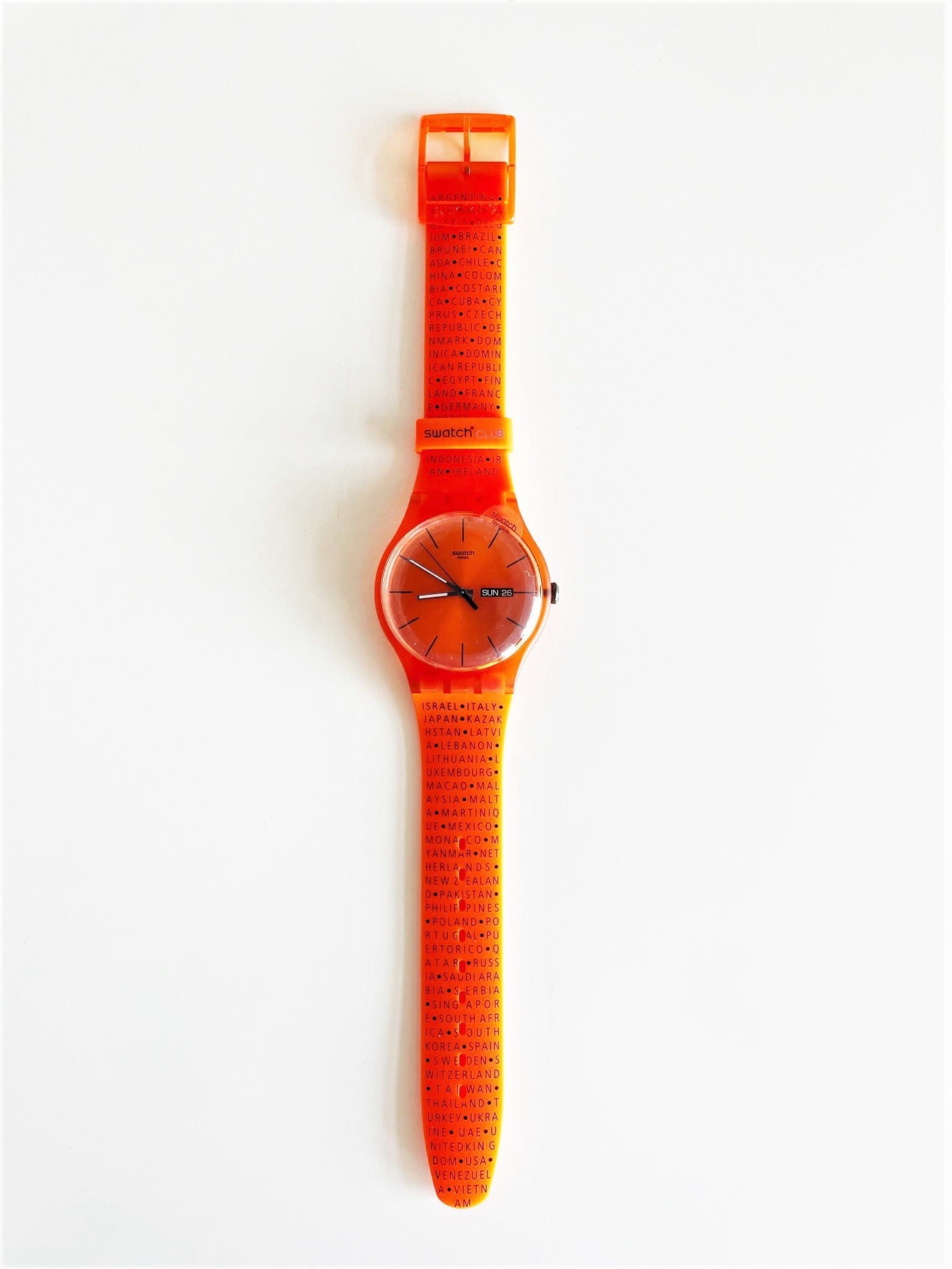 Swatch New Gent PUMPKIN REBEL / 30 YEARS KIT CLUB SUOO700I (2011)